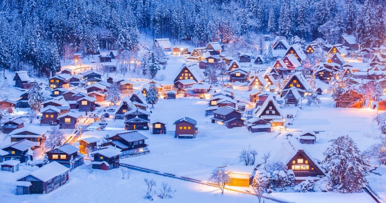 10 razões para visitar o Japão no inverno 1 Aldeia de Shirakawago, Patrimônio da Humanidade, Japão