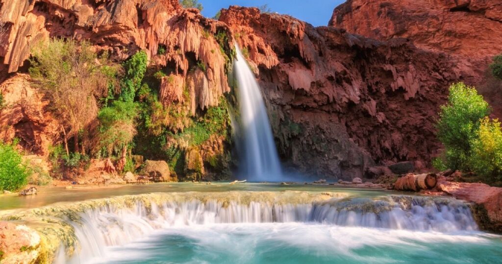 10 das partes menos visitadas do Grand Canyon para explorar 19 Havasu Falls, Grand Canyon