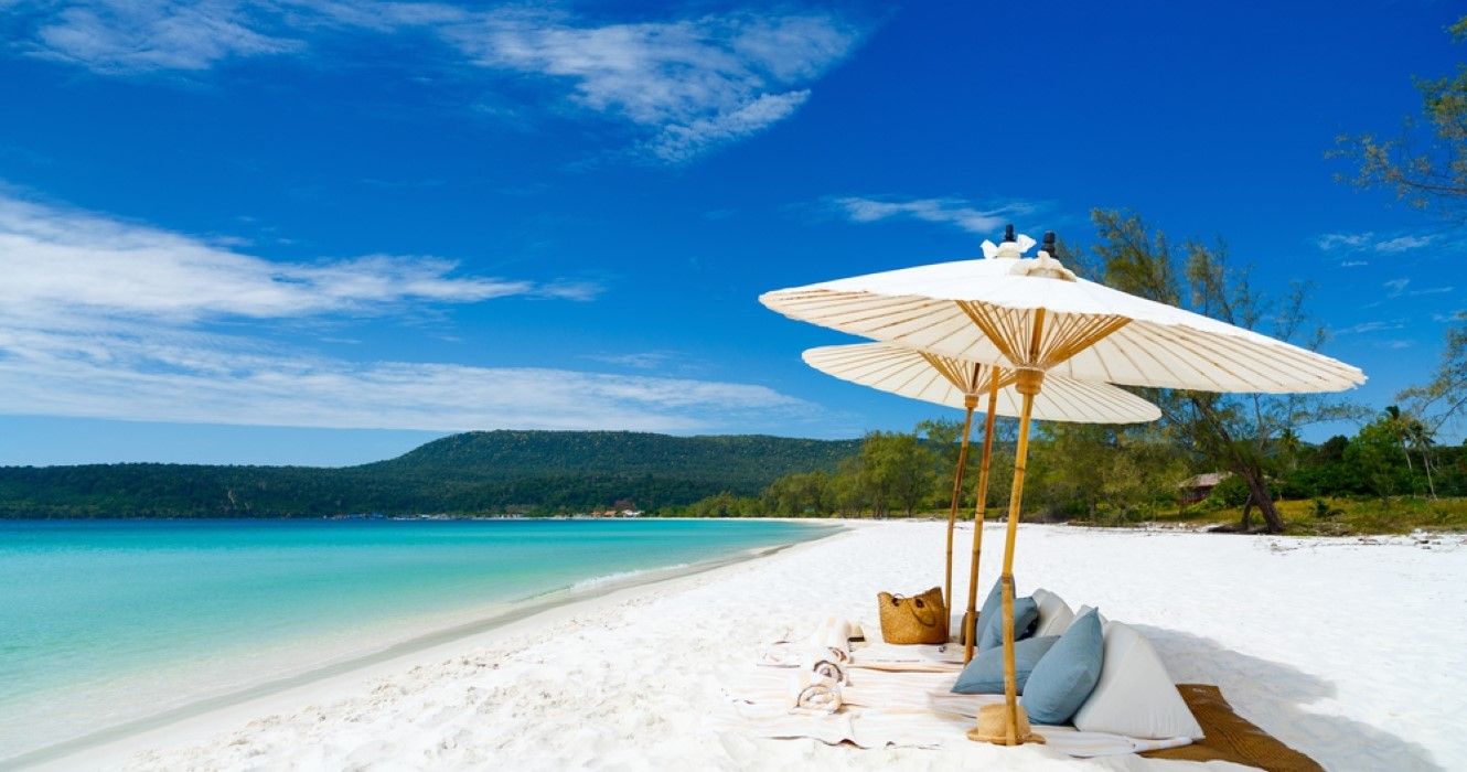 10 ilhas idílicas no sudeste da Ásia (que não estão na Tailândia) 1 Praia exótica de areia branca na ilha de Koh Rong, no Camboja