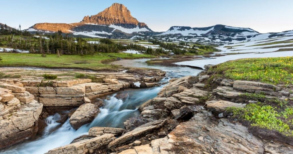 10 lugares nos EUA que são perfeitos para visitar em agosto 1 Logan Pass, Glacier National Park, Montana