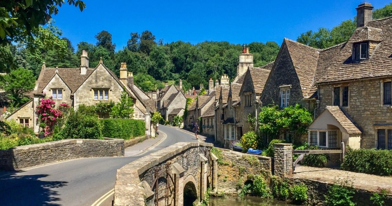 Castle Combe é realmente a cidade mais bonita da Inglaterra? 1 Castelo Combe, Cotswolds