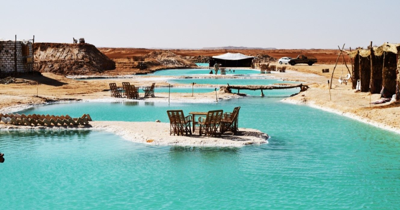 Você não pode afundar mesmo que queira neste oásis egípcio 1 Siwa Oasis no Egito