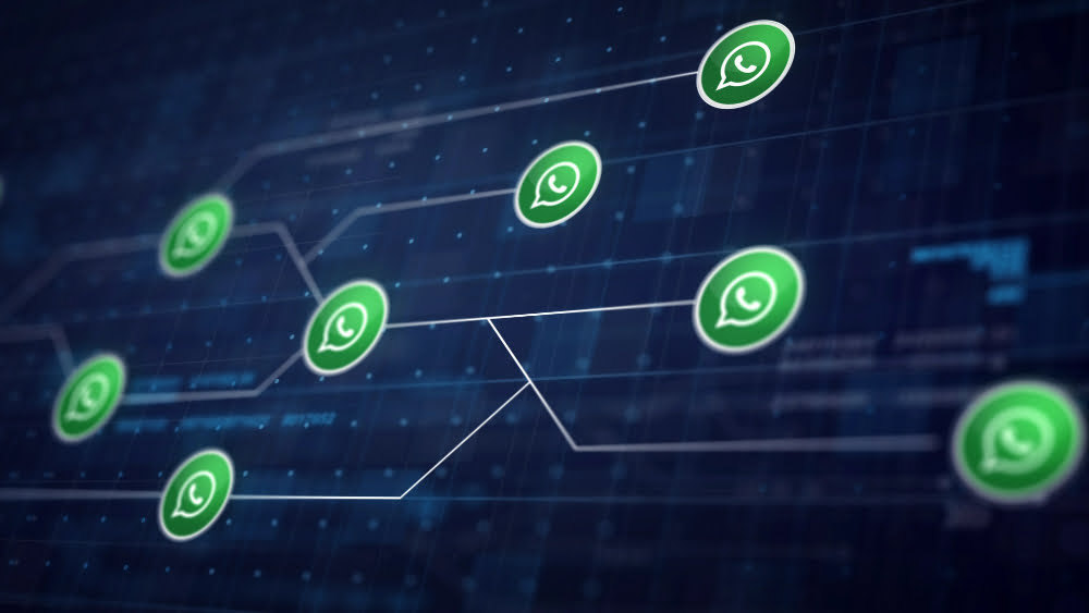 Entenda o que é e como funciona o WhatsApp Web 1 whatsapp icon line connection circuit board