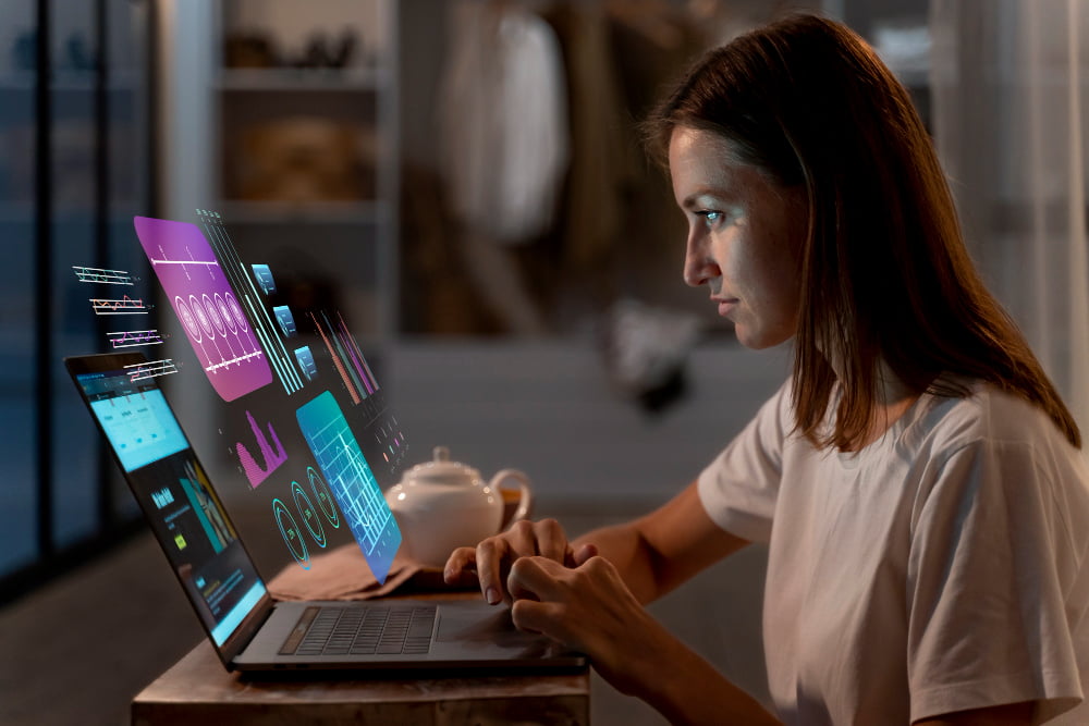 A Inteligência Artificial e Seus Impactos no Mercado de Fusões e Aquisições 3 tecnologia ia mulher