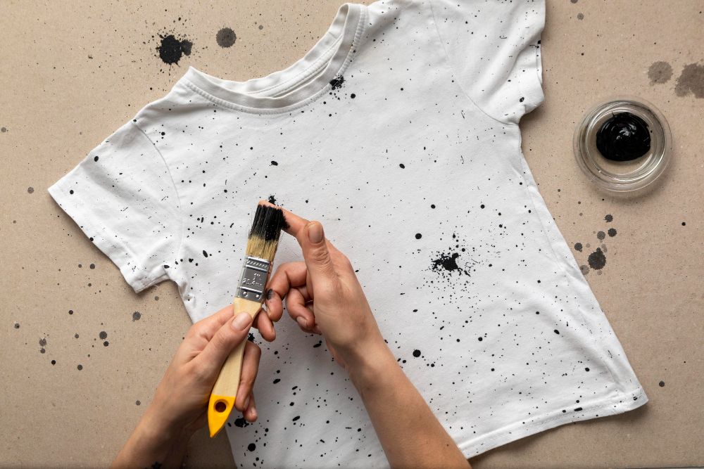 Como reformar roupas desbotadas? 2 tingir roupa com tinta