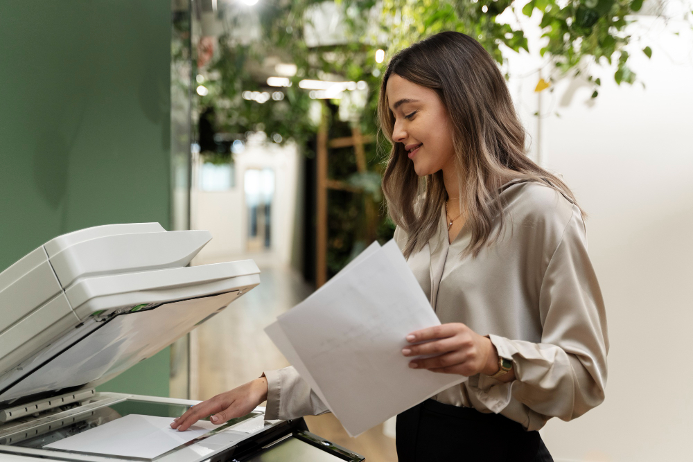 Quais são as impressoras mais econômicas do mercado? 2 impressora mulher