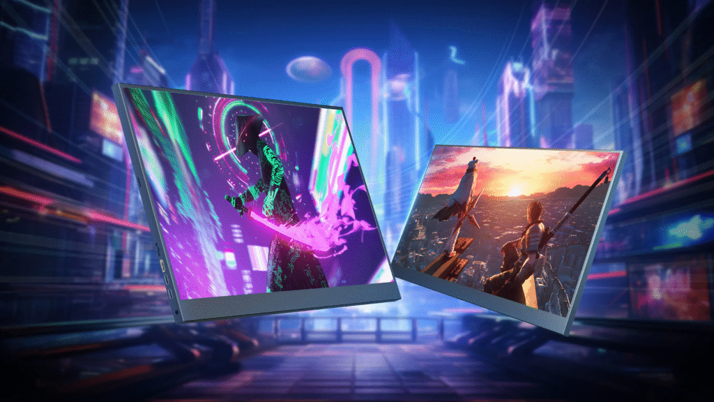 Quão importante é a precisão de cores em um monitor portátil focado em jogos? 1 cores em um monitor portátil focado em jogos